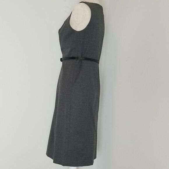 Talbots Women's Vintage two piece midi Dress and Blazer vintage suit dark‎ grey - Picture 5 of 16